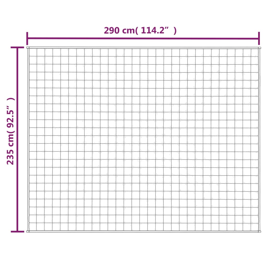vidaXL Pătură cu greutăți, albastru, 235x290 cm, 11 kg, textil vidaXL Pătură cu greutăți, albastru, 235x290 cm, 11 kg, textil