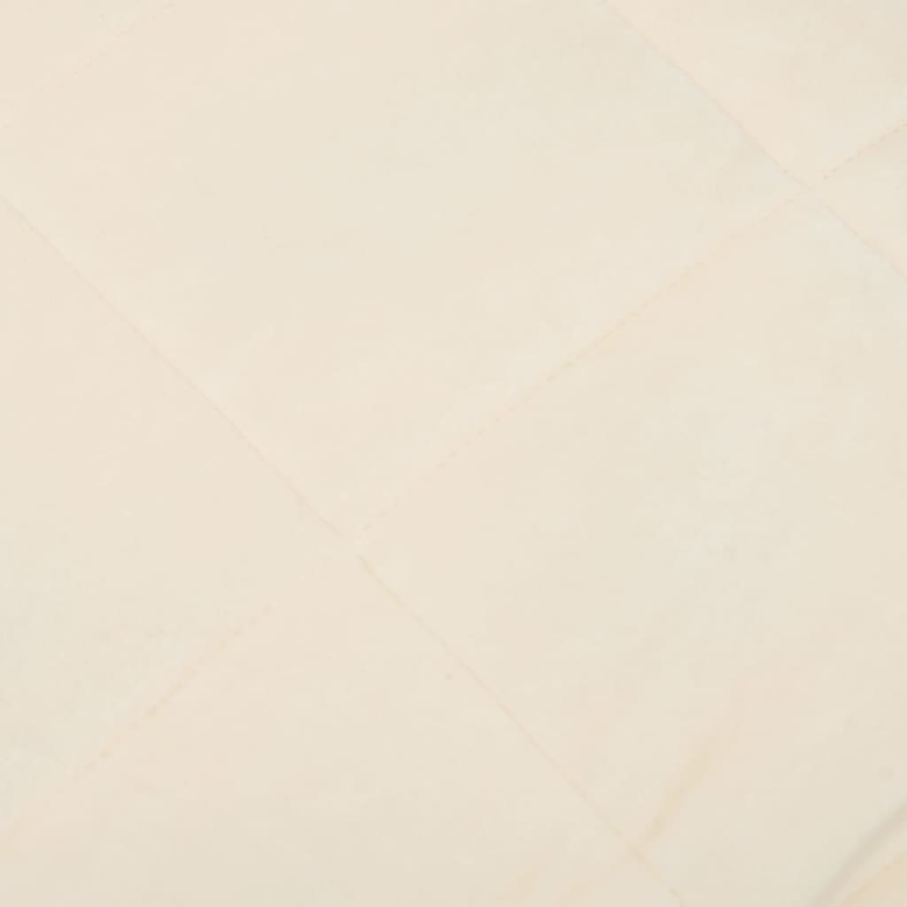 vidaXL Pătură cu greutăți, crem deschis, 220x235 cm, 11 kg, textil vidaXL Pătură cu greutăți, crem deschis, 220x235 cm, 11 kg, textil