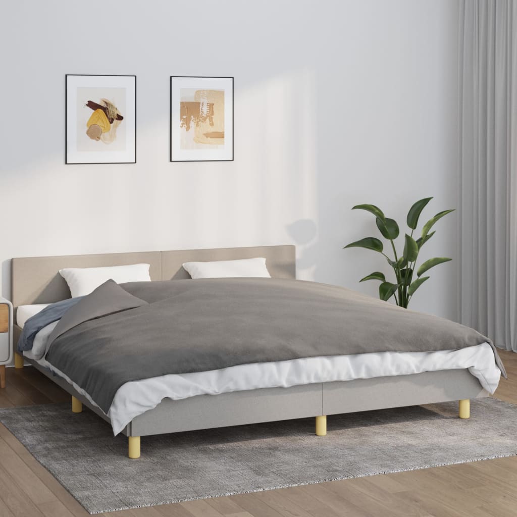 vidaXL Pătură grea cu husă, gri, 155x220 cm, 11 kg, textil vidaXL Pătură grea cu husă, gri, 155x220 cm, 11 kg, textil