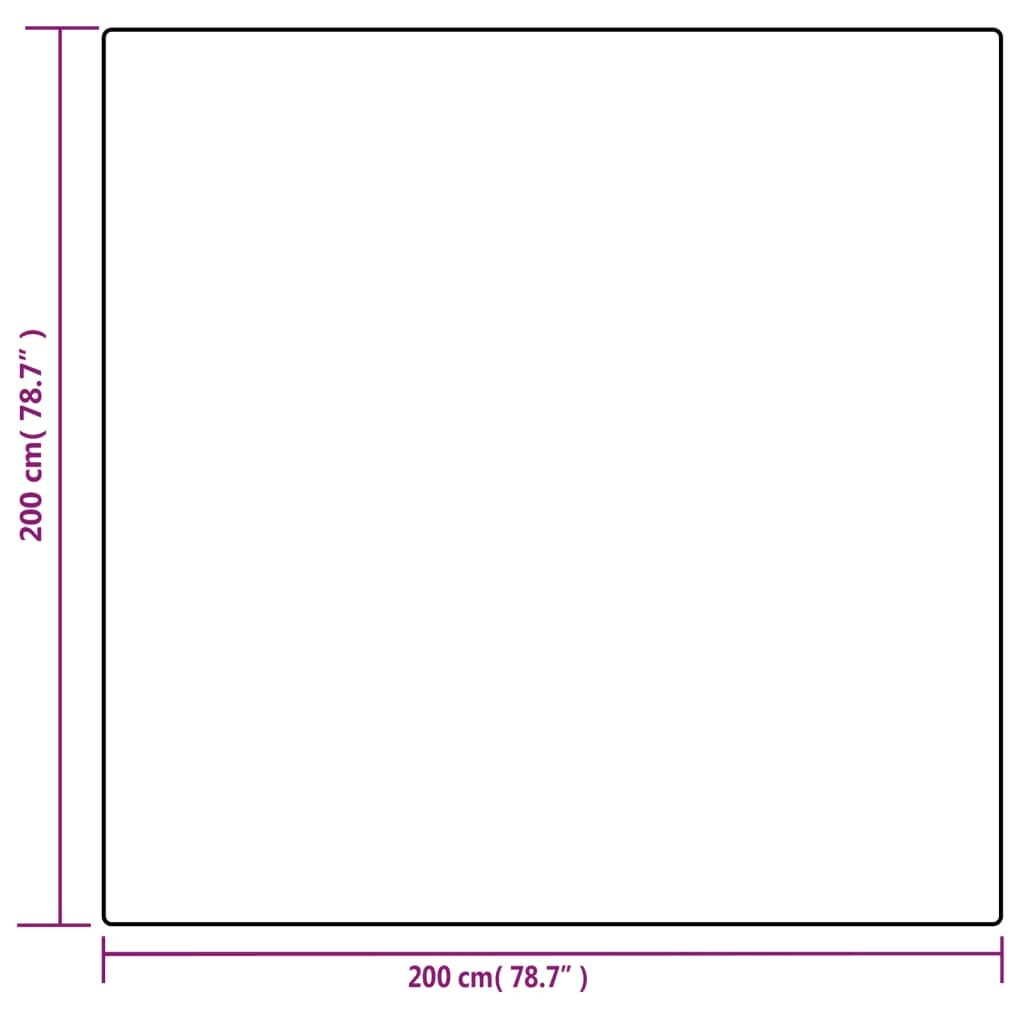 vidaXL Pătură grea cu husă, gri, 200x200 cm, 9 kg, textil vidaXL Pătură grea cu husă, gri, 200x200 cm, 9 kg, textil