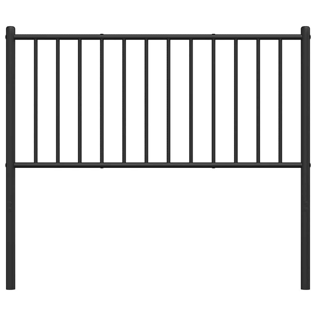 vidaXL Tăblie de pat metalică, negru, 100 cm vidaXL Tăblie de pat metalică, negru, 100 cm
