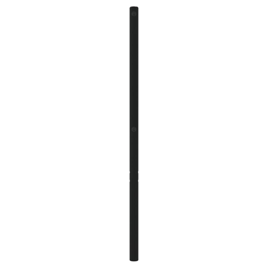 vidaXL Tăblie de pat metalică, negru, 160 cm vidaXL Tăblie de pat metalică, negru, 160 cm