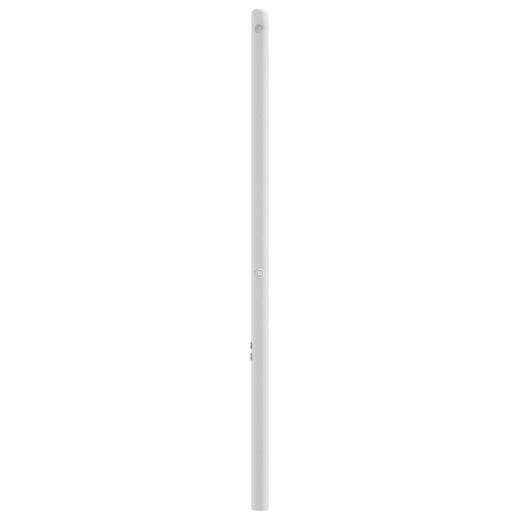 vidaXL Tăblie de pat metalică, alb, 75 cm vidaXL Tăblie de pat metalică, alb, 75 cm