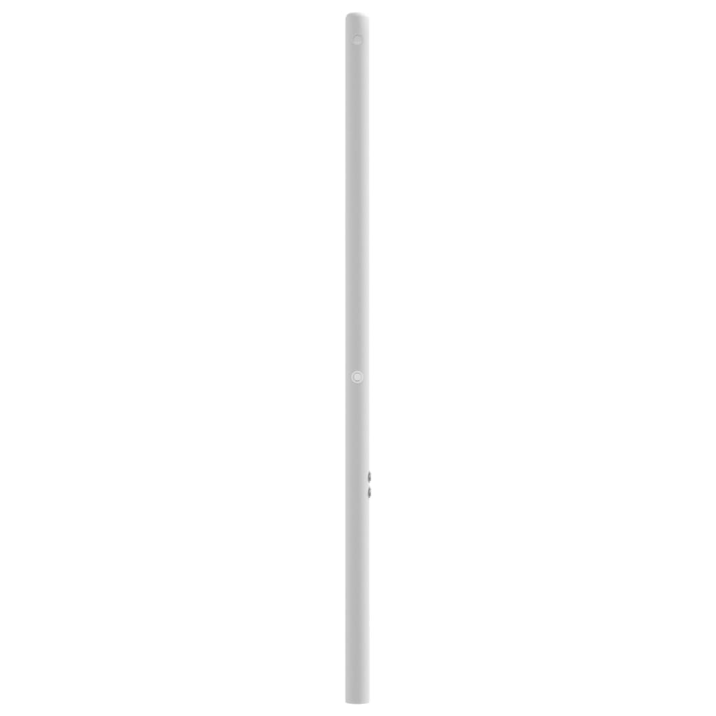 vidaXL Tăblie de pat metalică, alb, 80 cm vidaXL Tăblie de pat metalică, alb, 80 cm
