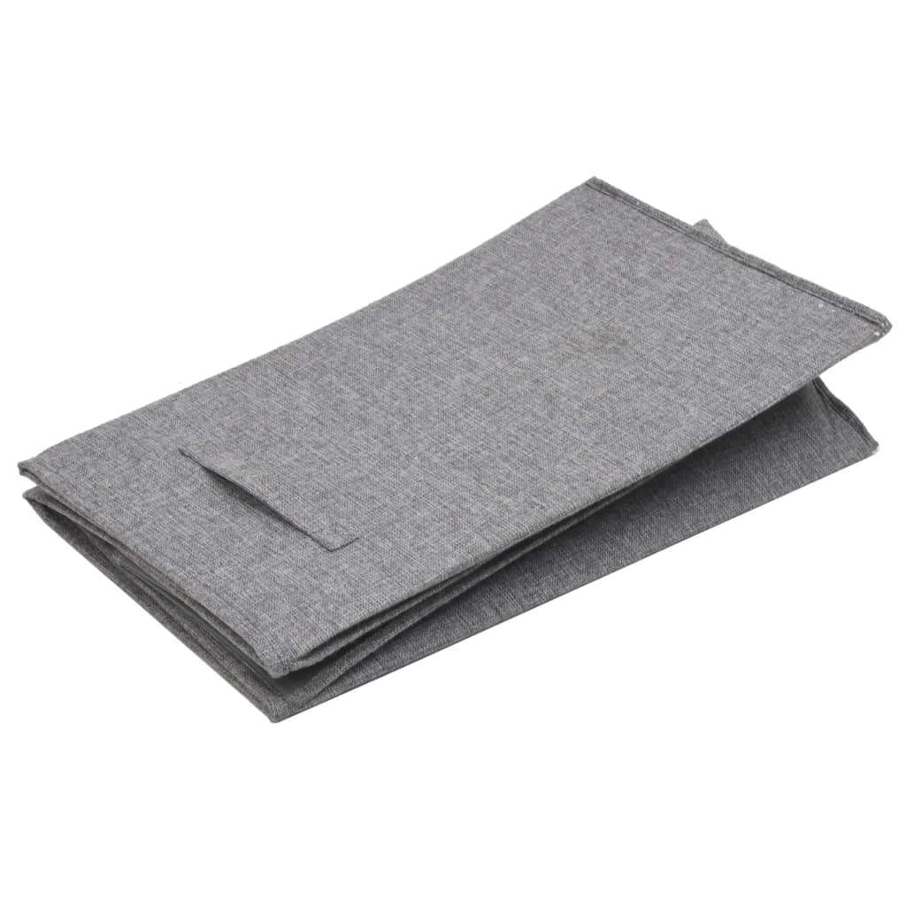 vidaXL Coș de rufe pliabil, gri, 51x34,5x59 cm, imitație de pânză vidaXL Coș de rufe pliabil, gri, 51x34,5x59 cm, imitație de pânză