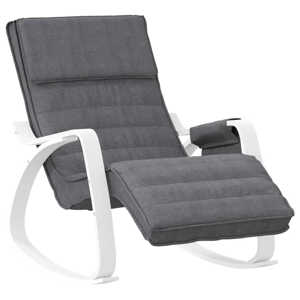 vidaXL Scaun balansoar, gri închis, material textil vidaXL Scaun balansoar, gri închis, material textil