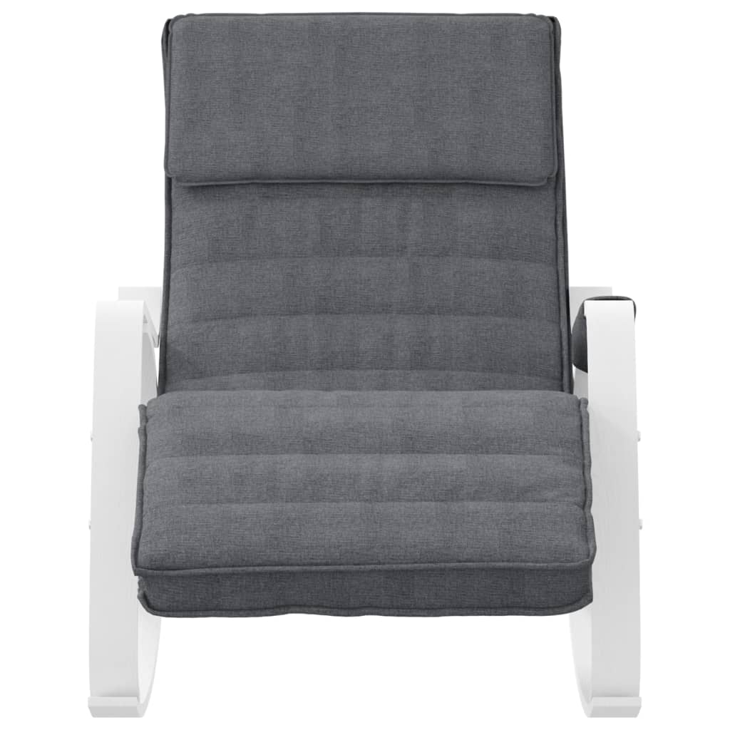 vidaXL Scaun balansoar, gri închis, material textil vidaXL Scaun balansoar, gri închis, material textil