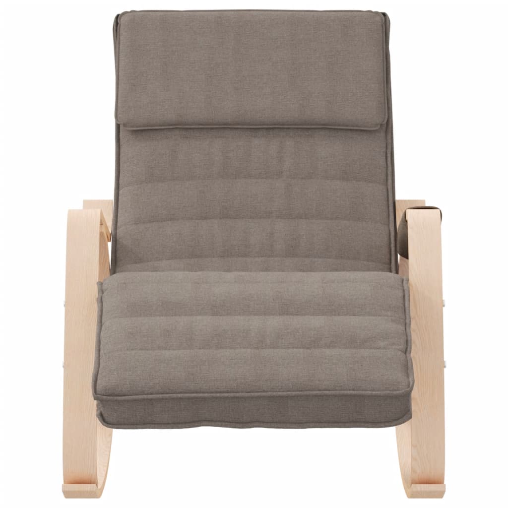 vidaXL Scaun balansoar, gri taupe, material textil vidaXL Scaun balansoar, gri taupe, material textil