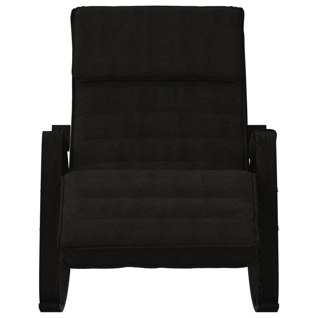 vidaXL Scaun balansoar, negru, material textil vidaXL Scaun balansoar, negru, material textil