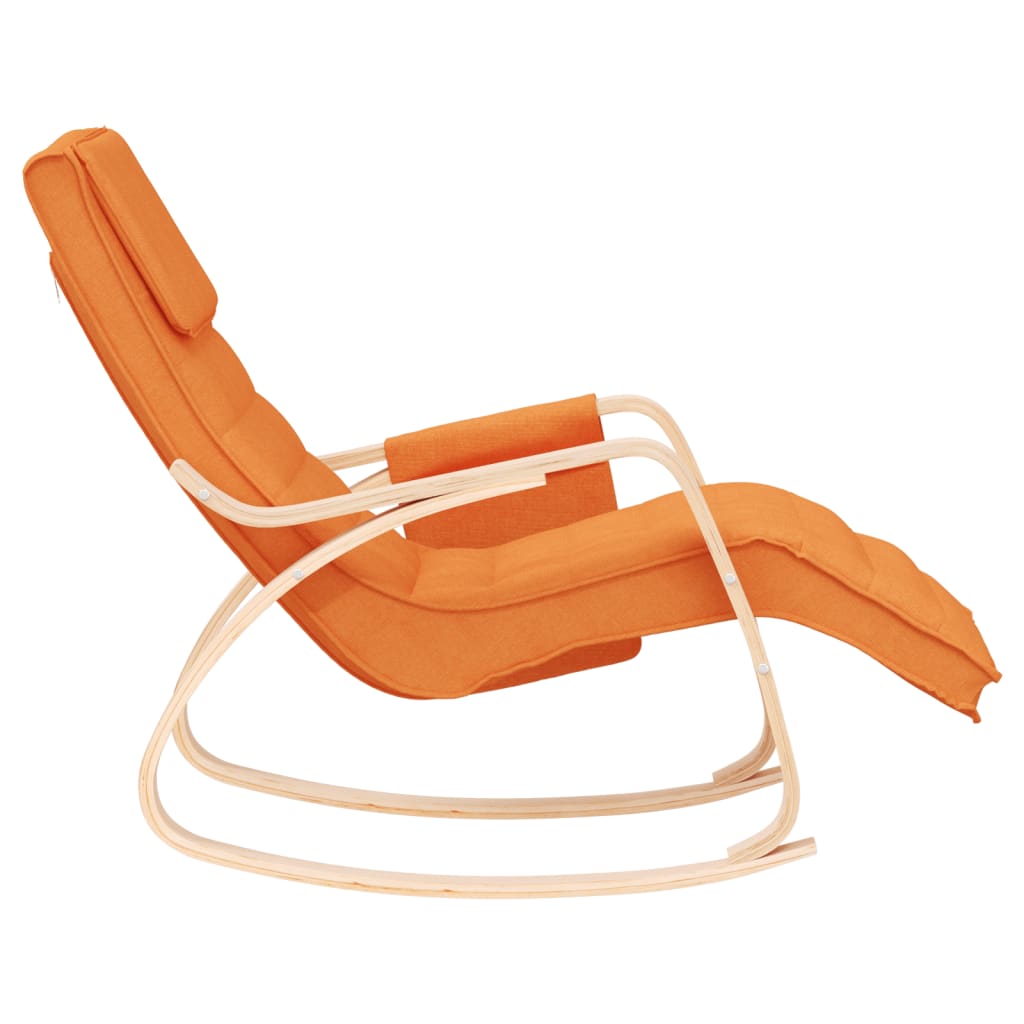 vidaXL Scaun balansoar, galben închis, material textil vidaXL Scaun balansoar, galben închis, material textil