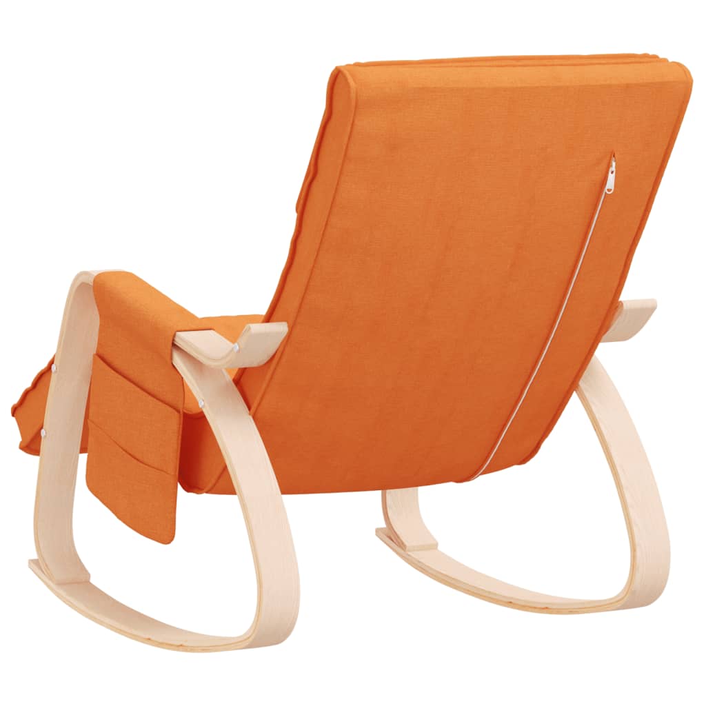 vidaXL Scaun balansoar, galben închis, material textil vidaXL Scaun balansoar, galben închis, material textil