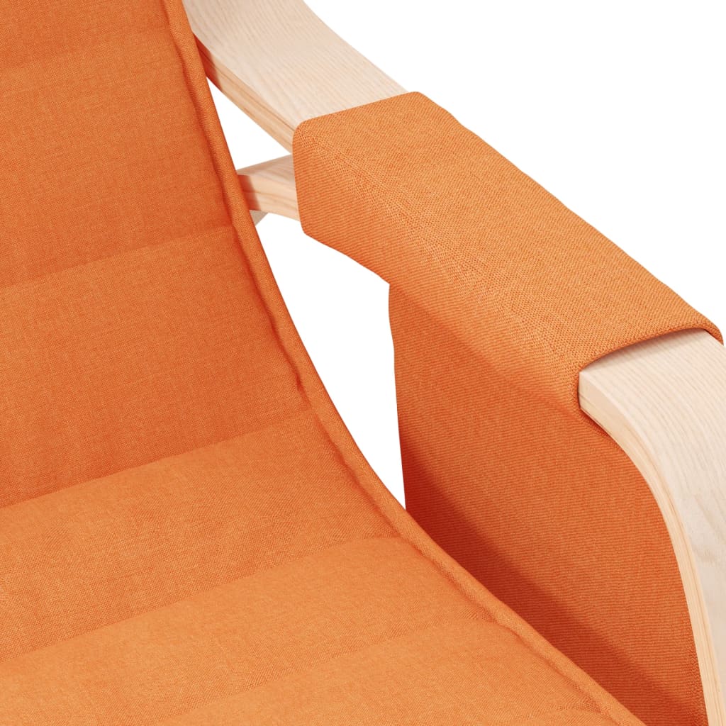 vidaXL Scaun balansoar, galben închis, material textil vidaXL Scaun balansoar, galben închis, material textil