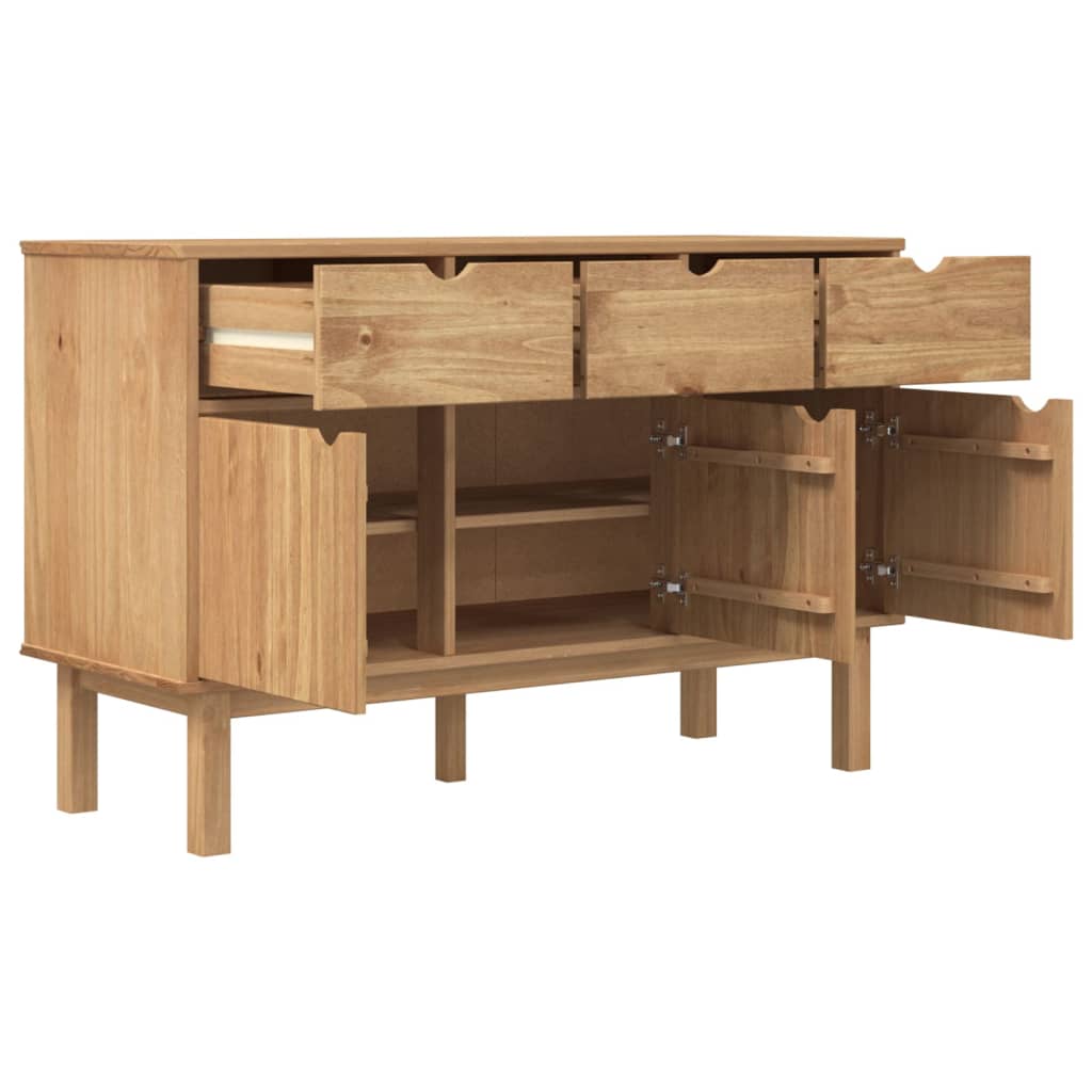 vidaXL Servantă OTTA, 114x43x73,5 cm, lemn masiv de pin vidaXL Servantă OTTA, 114x43x73,5 cm, lemn masiv de pin