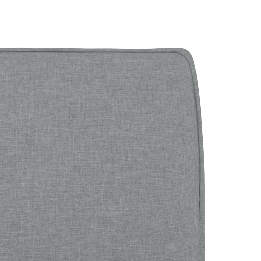 vidaXL Scaun de relaxare, gri deschis, 52x75x76 cm, material textil