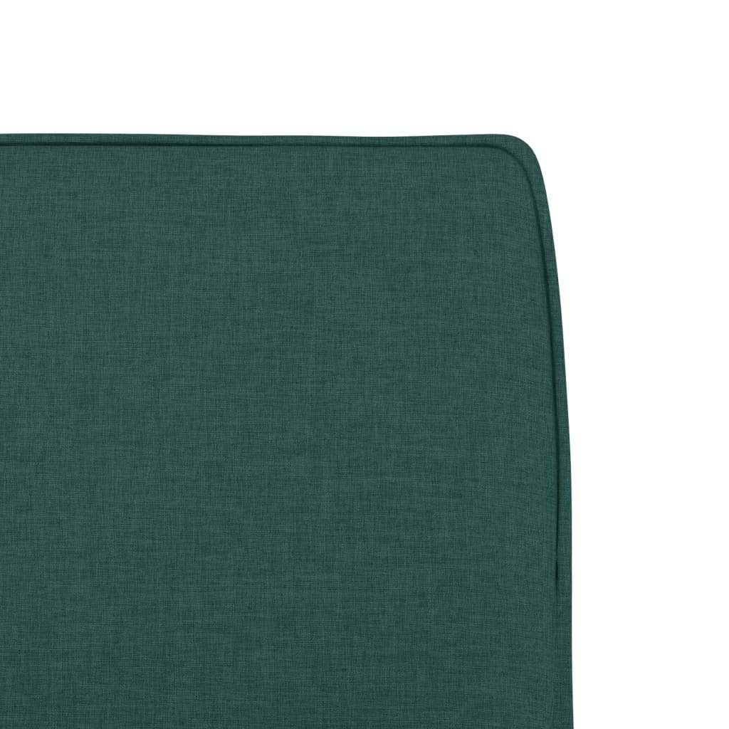 vidaXL Scaun de relaxare, verde închis, 52x75x76 cm, material textil