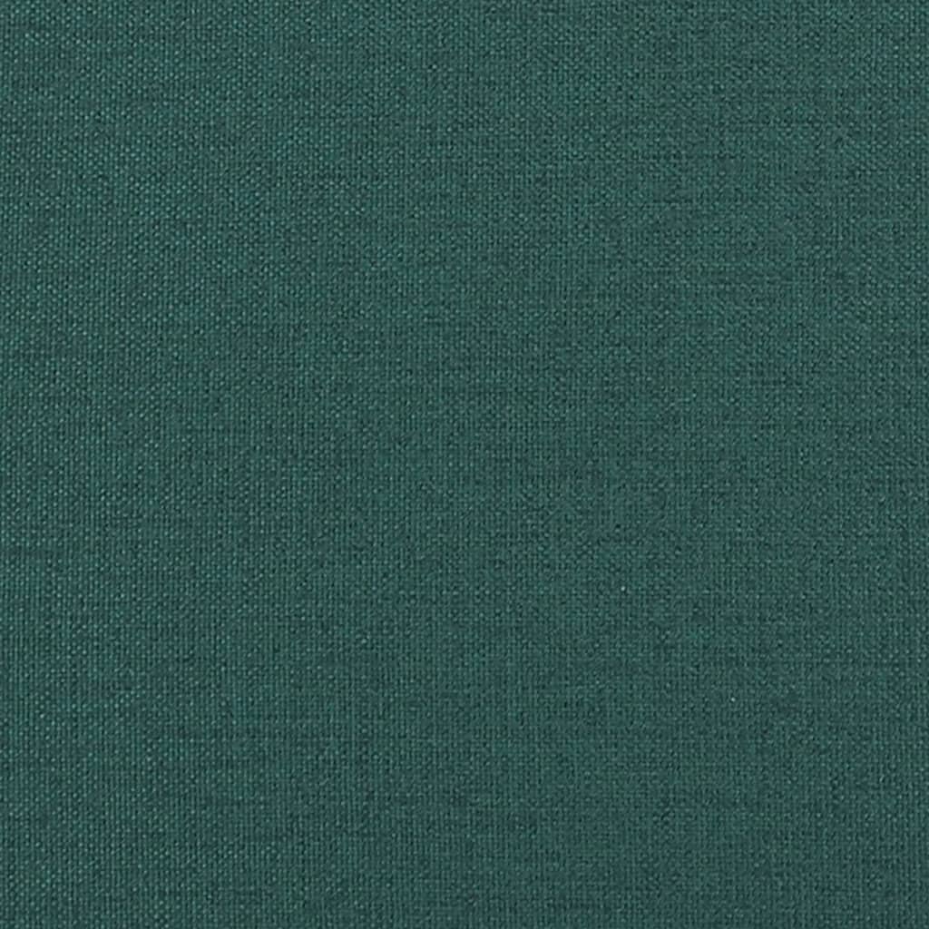 vidaXL Bancă, verde închis, 100x75x76 cm, material textil