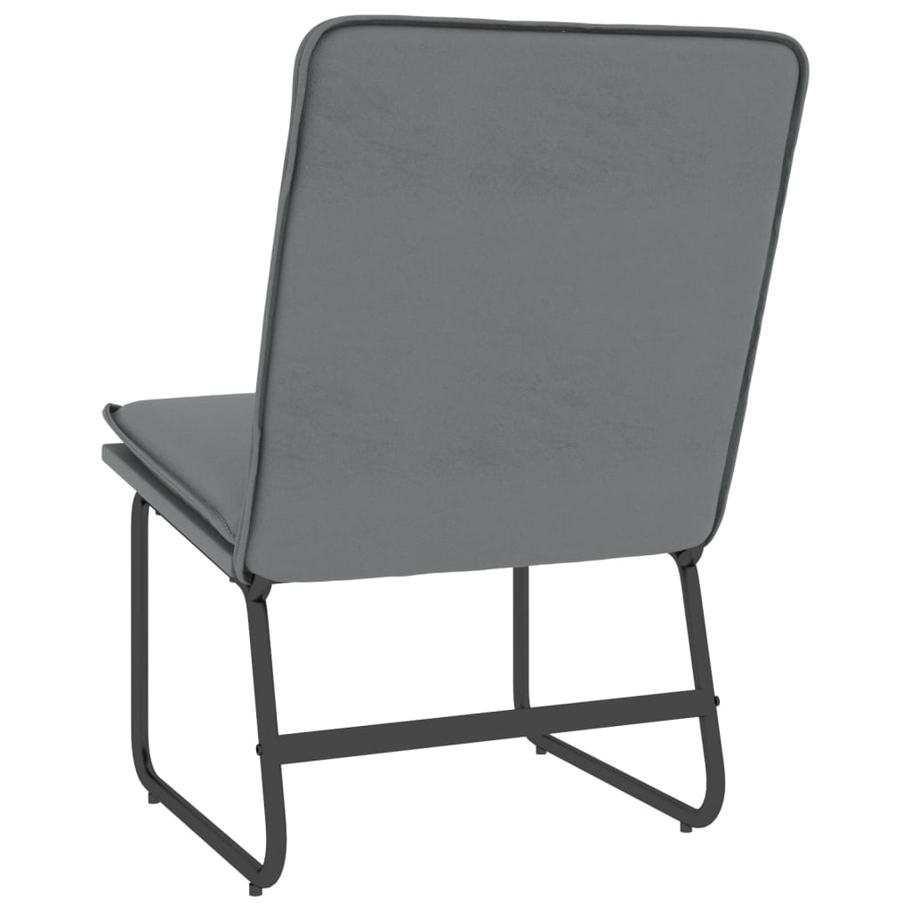 vidaXL Scaun de relaxare, gri, 54x75x76 cm, piele artificială