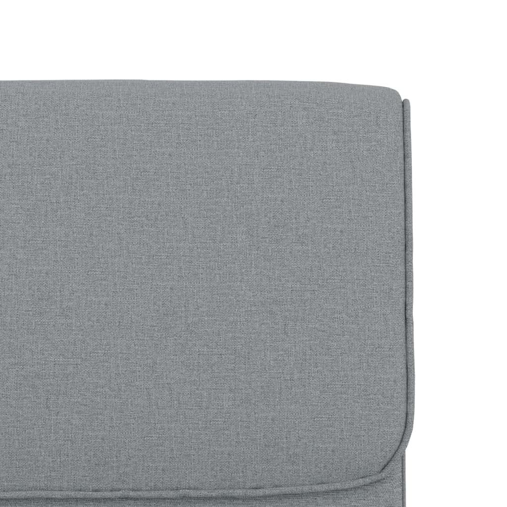 vidaXL Scaun de relaxare, gri închis, 55x64x80 cm, material textil