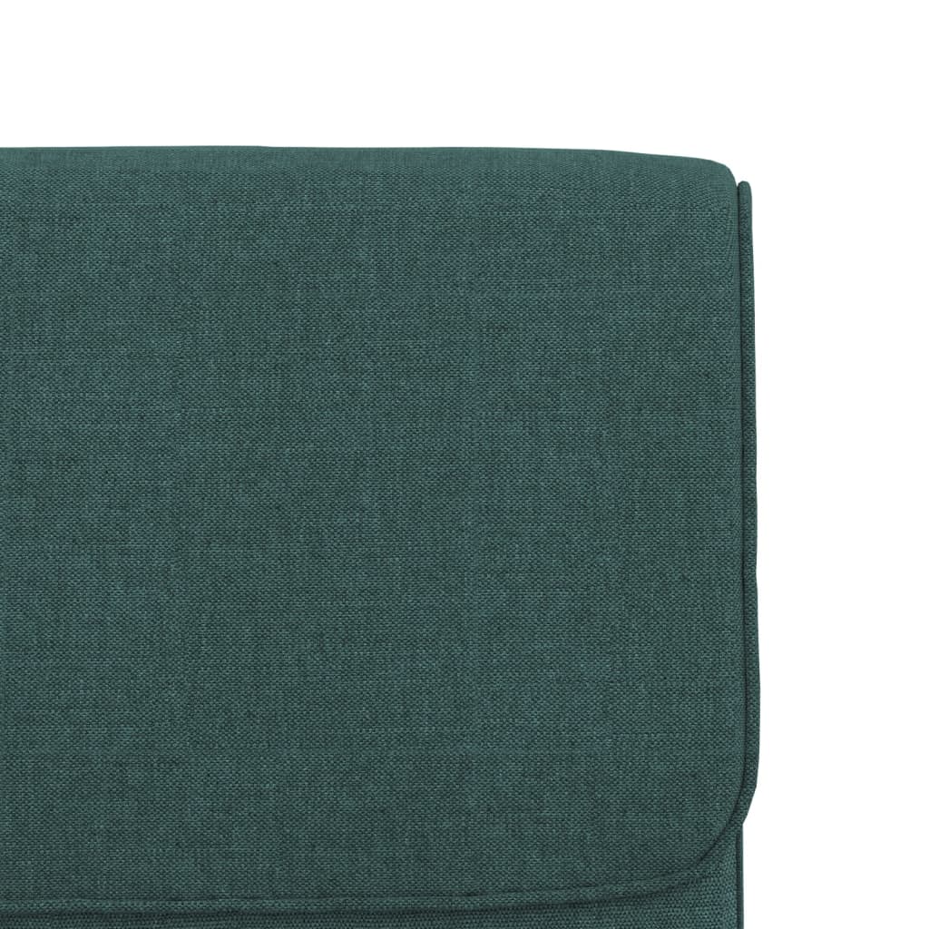 vidaXL Scaun de relaxare, verde închis, 55x64x80 cm, material textil