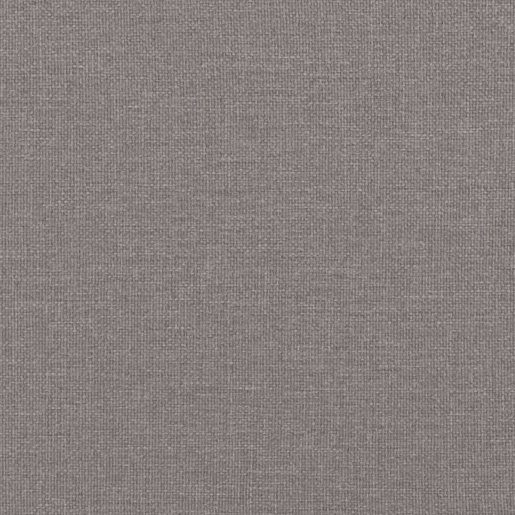 vidaXL Bancă, gri taupe, 100x64x80 cm, material textil