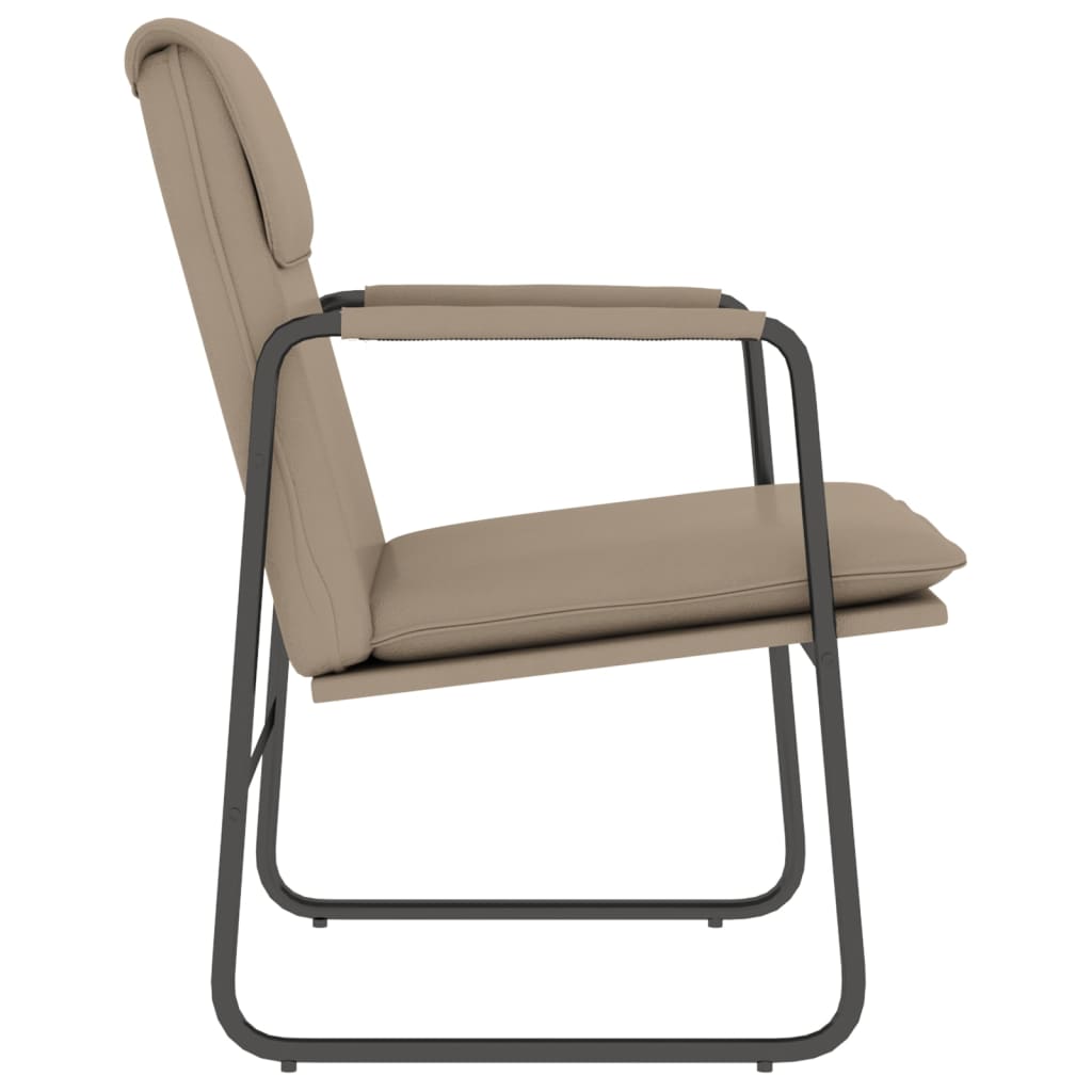 vidaXL Scaun de relaxare, cappuccino, 55x64x80 cm, piele artificială