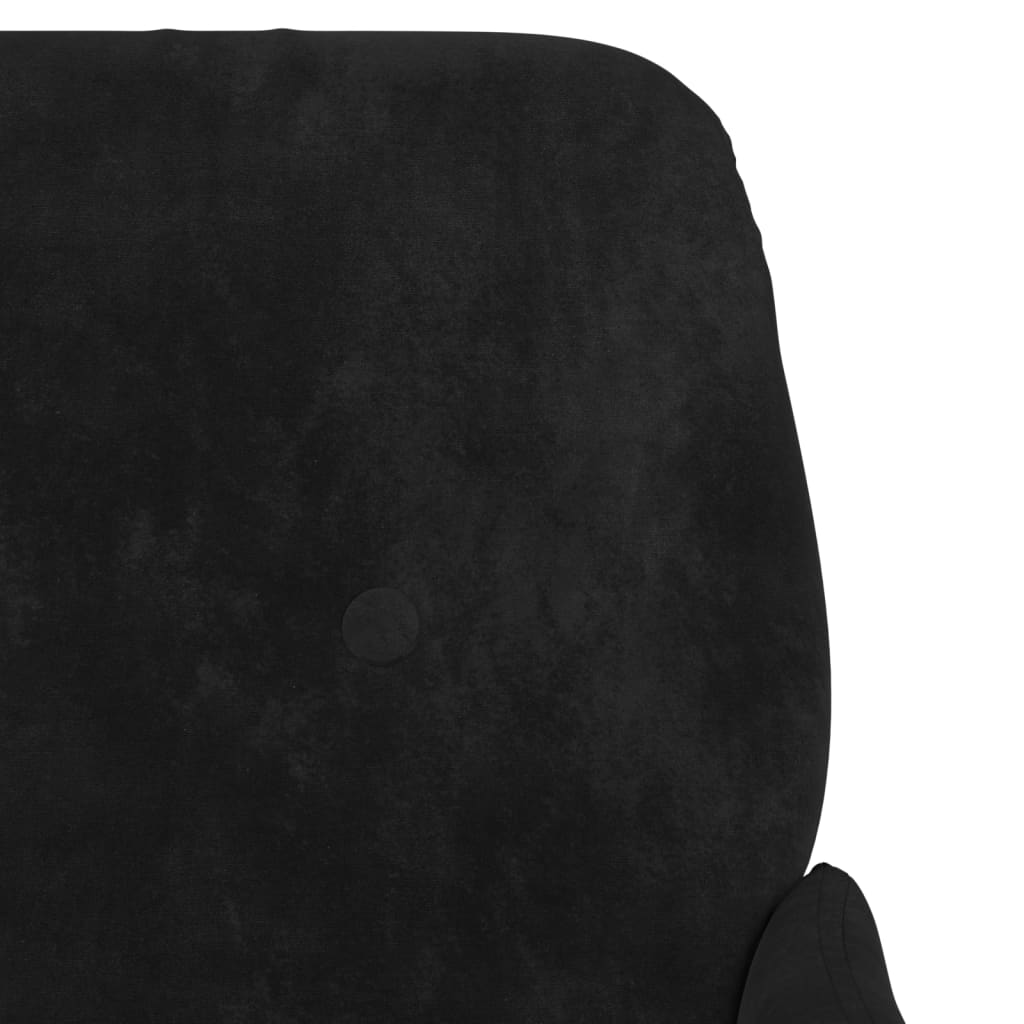 vidaXL Bancă, negru, 108x79x79 cm, catifea vidaXL Bancă, negru, 108x79x79 cm, catifea