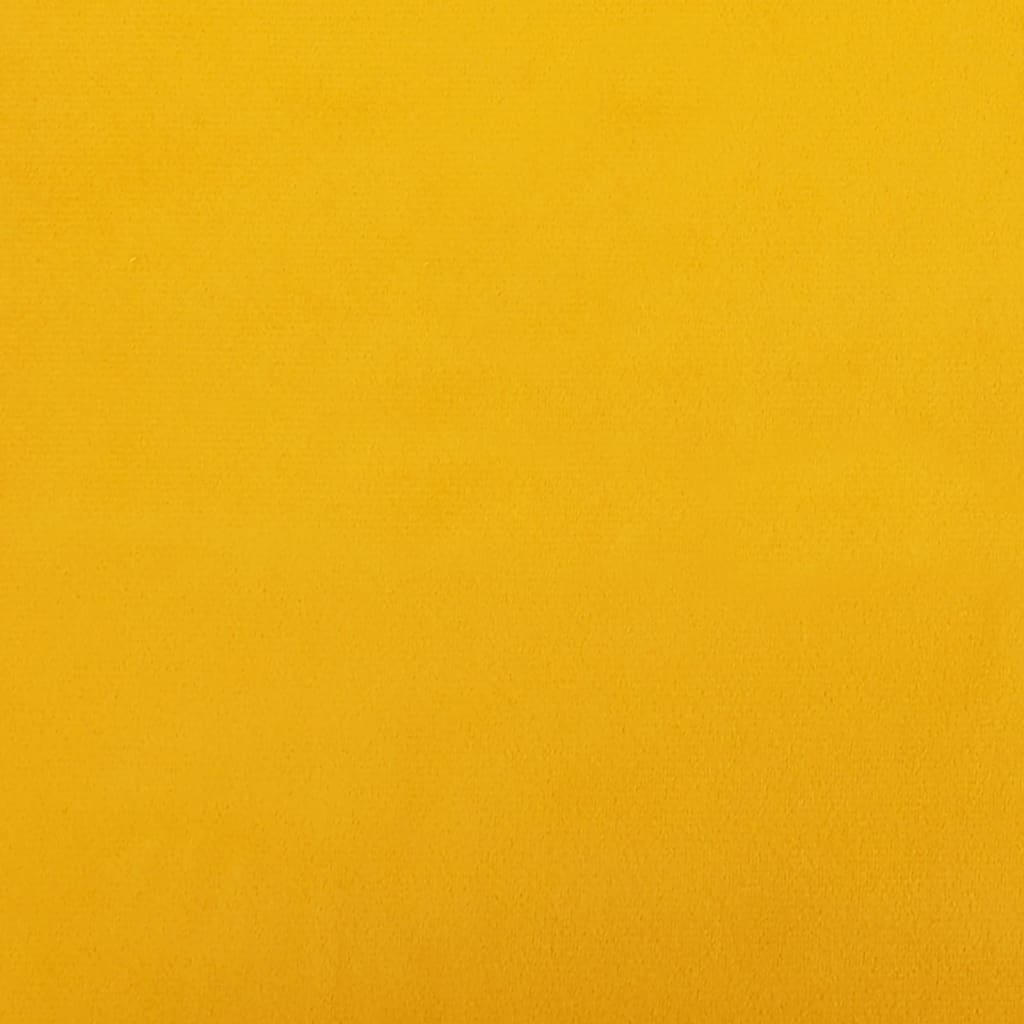 vidaXL Fotoliu, galben, 63x76x80 cm, catifea
