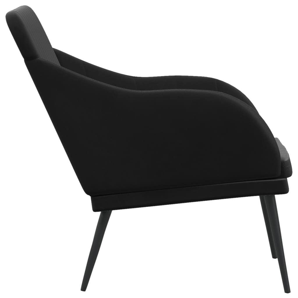 vidaXL Bancă, negru, 110x76x80 cm, catifea vidaXL Bancă, negru, 110x76x80 cm, catifea