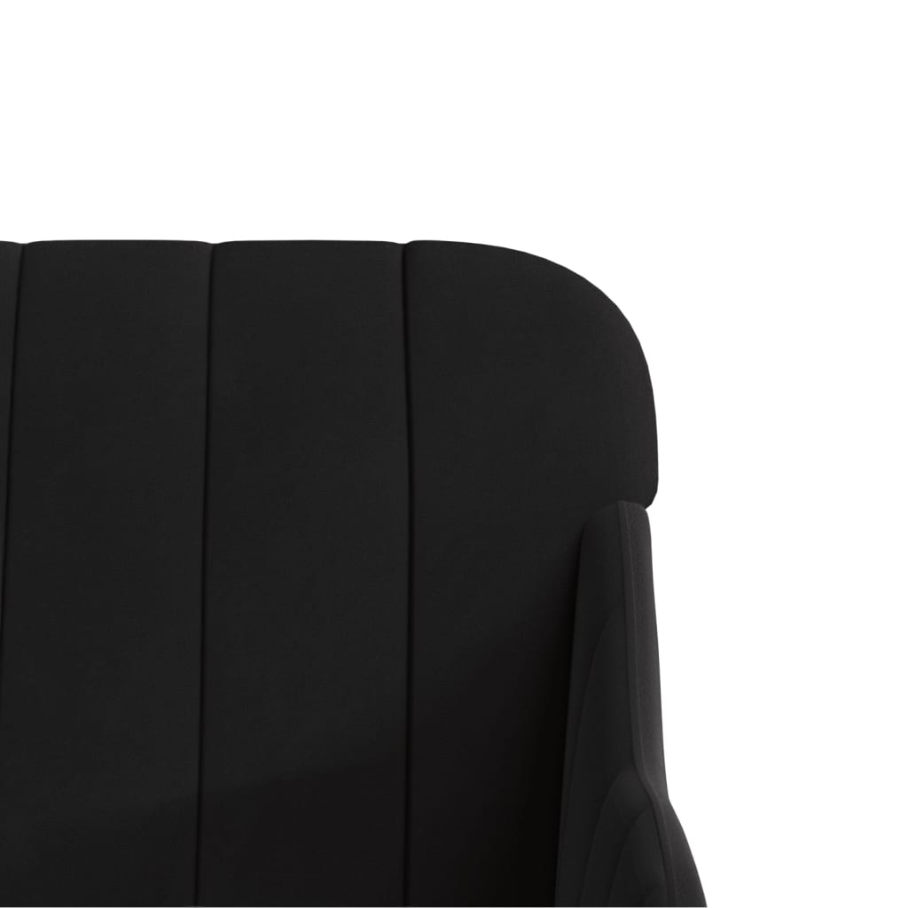 vidaXL Bancă, negru, 110x76x80 cm, catifea vidaXL Bancă, negru, 110x76x80 cm, catifea