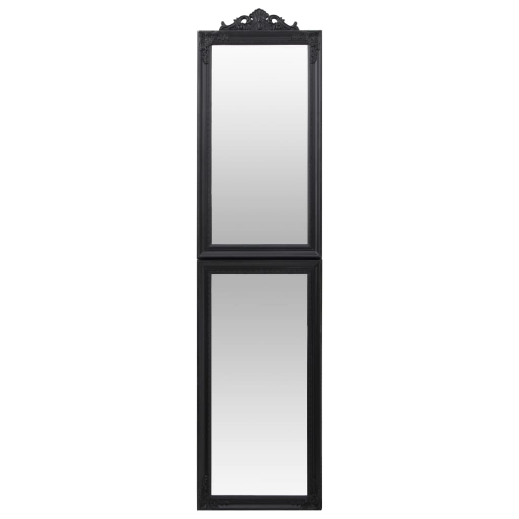 vidaXL Oglindă de sine stătătoare, negru, 50x200 cm vidaXL Oglindă de sine stătătoare, negru, 50x200 cm