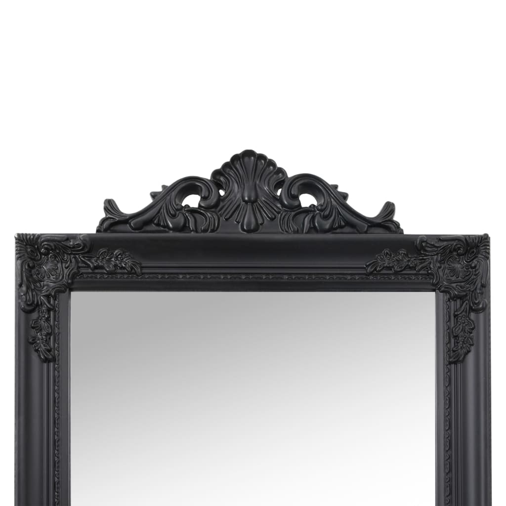 vidaXL Oglindă de sine stătătoare, negru, 50x200 cm vidaXL Oglindă de sine stătătoare, negru, 50x200 cm