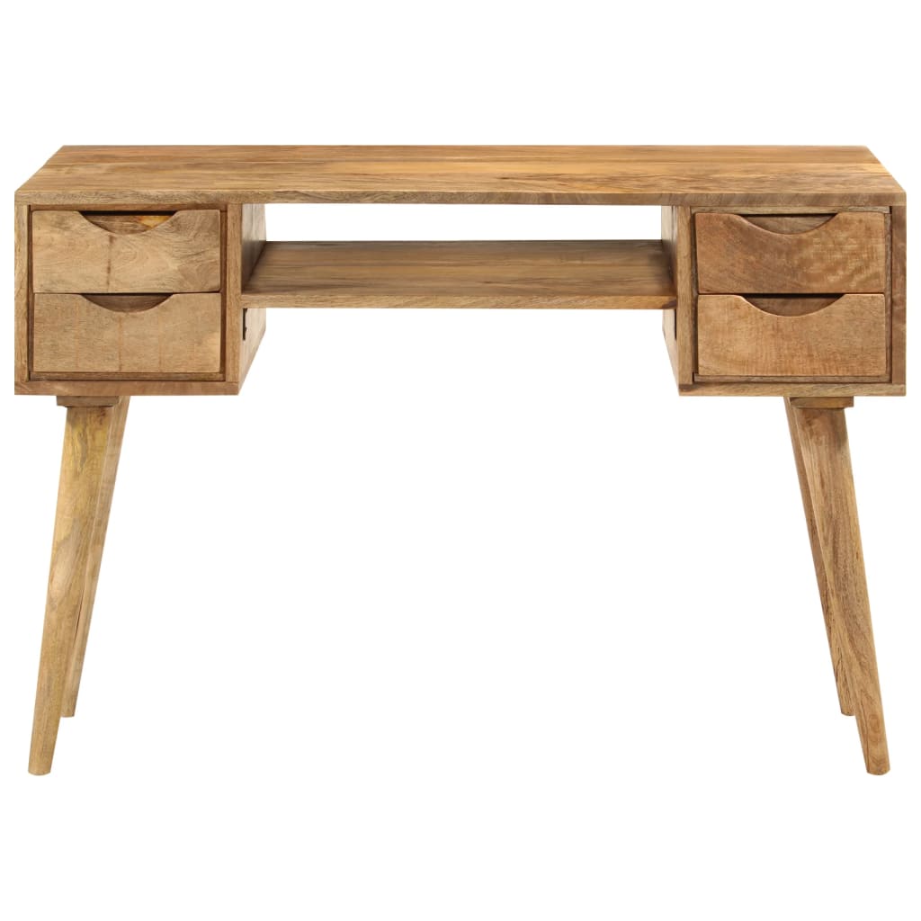 vidaXL Birou cu sertare, 110x47x76 cm, lemn masiv de mango vidaXL Birou cu sertare, 110x47x76 cm, lemn masiv de mango