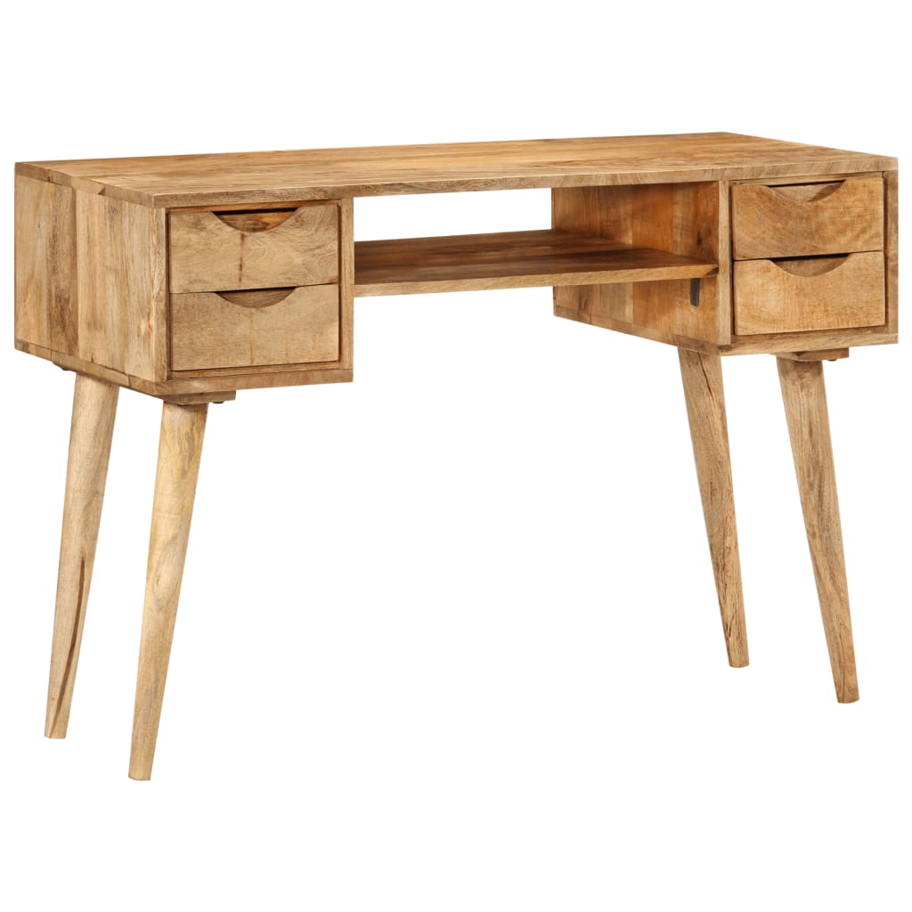 vidaXL Birou cu sertare, 110x47x76 cm, lemn masiv de mango vidaXL Birou cu sertare, 110x47x76 cm, lemn masiv de mango