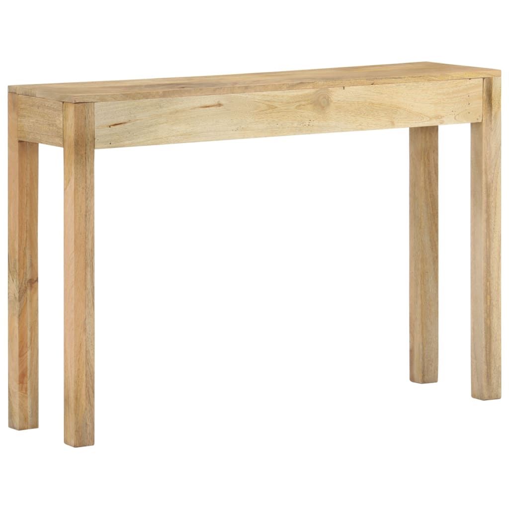 vidaXL Masă consolă 110x30x75 cm, lemn masiv de mango albit