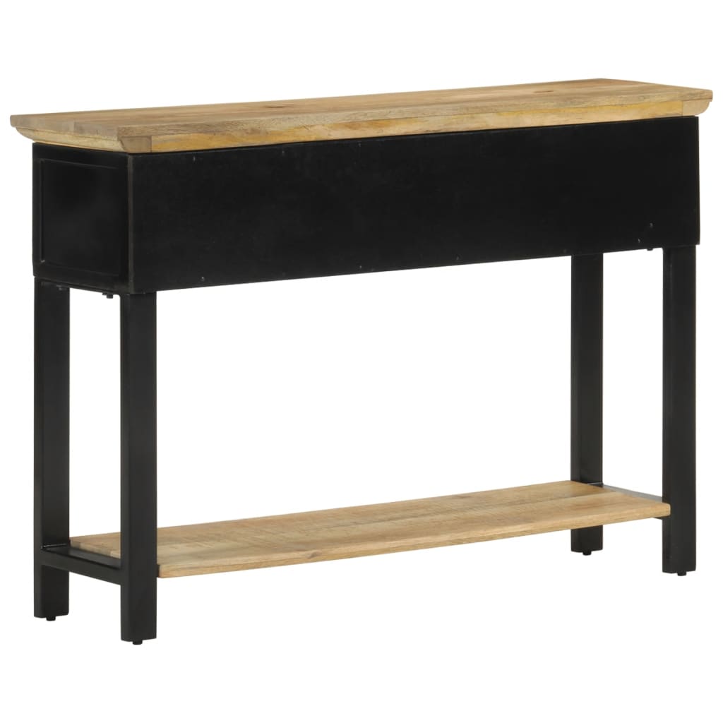 vidaXL Masă consolă, 110x30x75 cm, lemn masiv de mango brut vidaXL Masă consolă, 110x30x75 cm, lemn masiv de mango brut