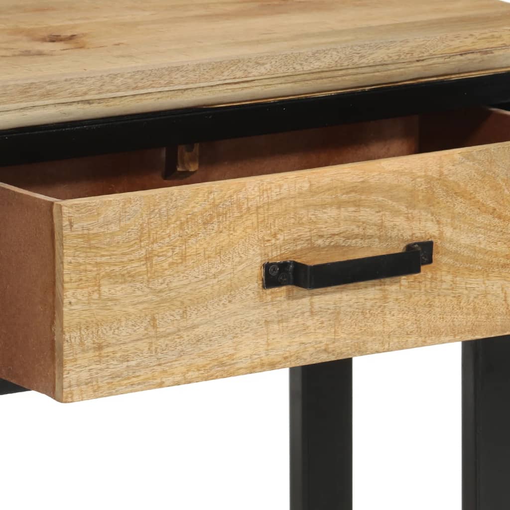 vidaXL Masă consolă, 110x30x75 cm, lemn masiv de mango brut vidaXL Masă consolă, 110x30x75 cm, lemn masiv de mango brut