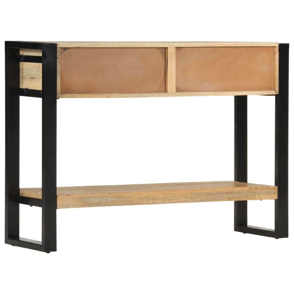 vidaXL Masă consolă, 110x30x76 cm, lemn masiv de mango brut vidaXL Masă consolă, 110x30x76 cm, lemn masiv de mango brut