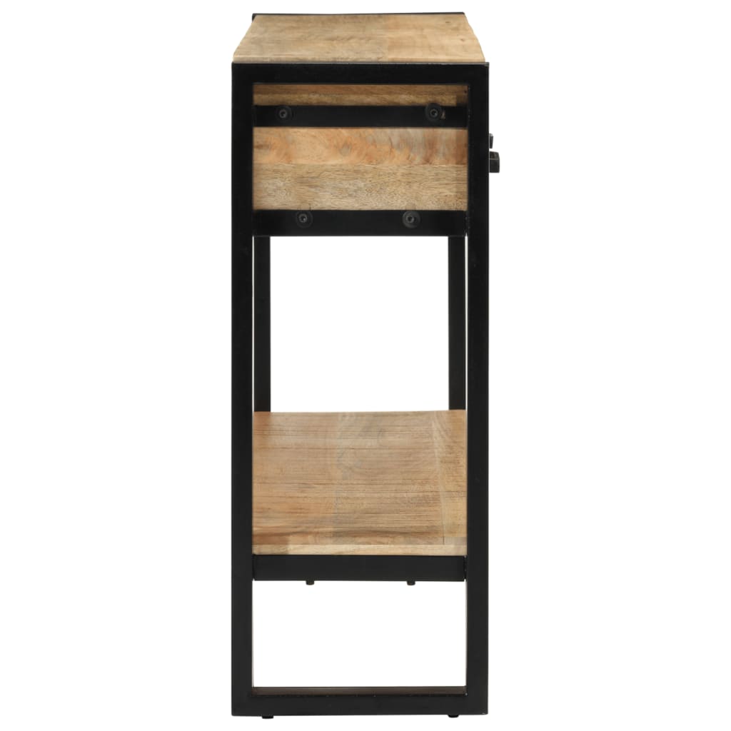 vidaXL Masă consolă, 110x30x76 cm, lemn masiv de mango brut vidaXL Masă consolă, 110x30x76 cm, lemn masiv de mango brut