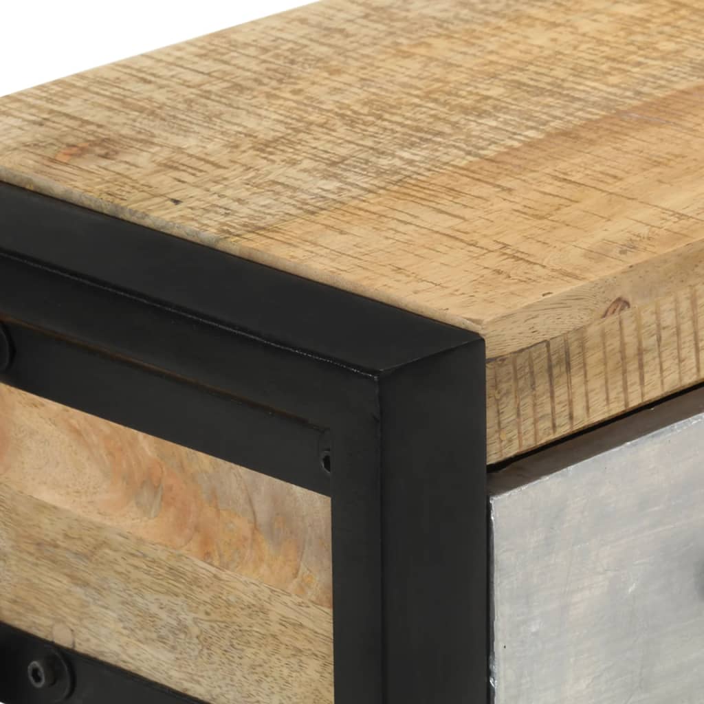 vidaXL Masă consolă, 110x30x76 cm, lemn masiv de mango brut vidaXL Masă consolă, 110x30x76 cm, lemn masiv de mango brut