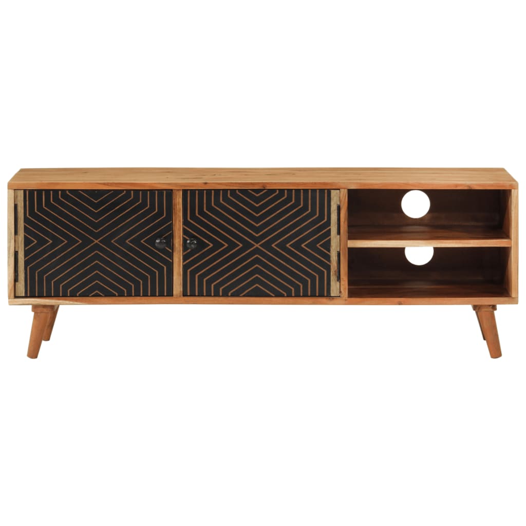 vidaXL Comodă TV, 112x30x40 cm, lemn masiv de acacia vidaXL Comodă TV, 112x30x40 cm, lemn masiv de acacia