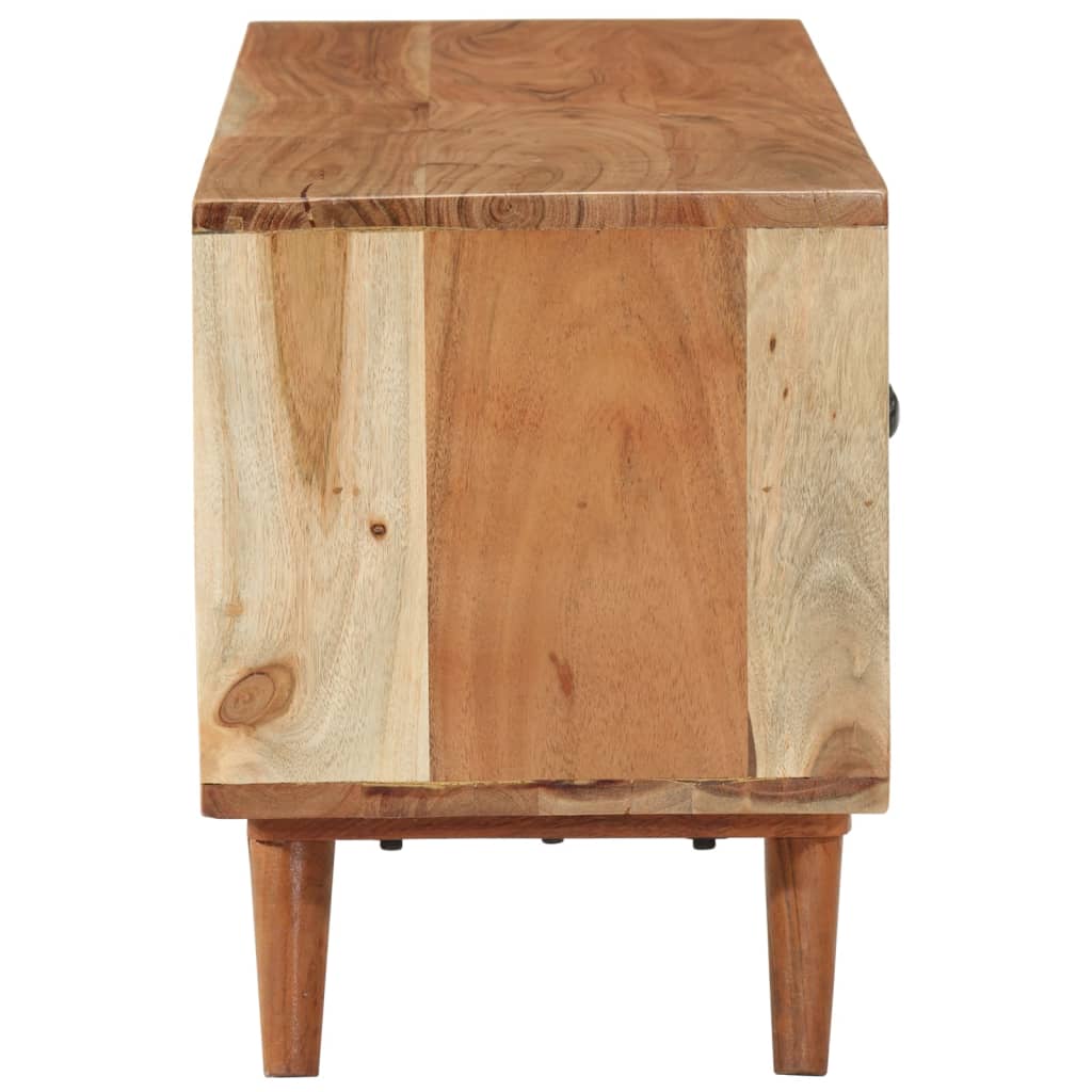 vidaXL Comodă TV, 112x30x40 cm, lemn masiv de acacia vidaXL Comodă TV, 112x30x40 cm, lemn masiv de acacia