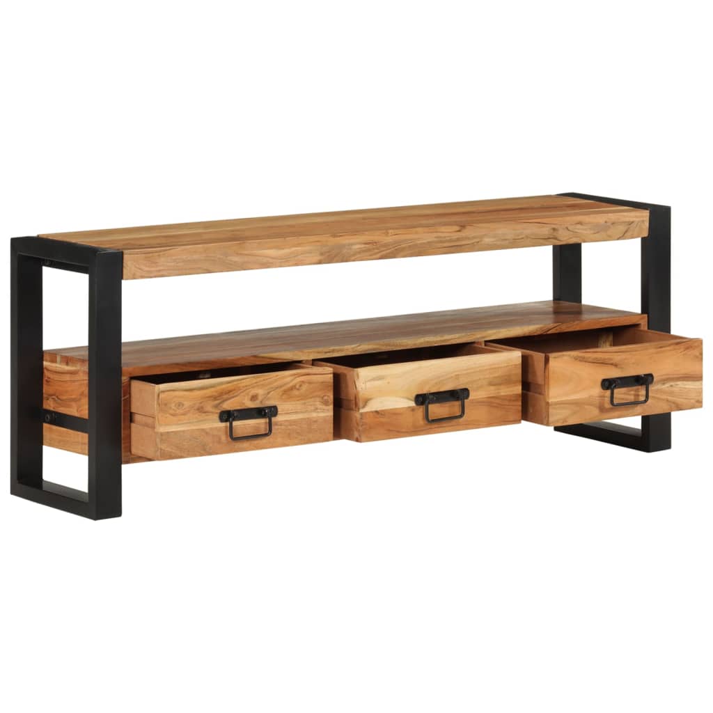 vidaXL Comodă TV, 120x30x45 cm, lemn masiv de acacia