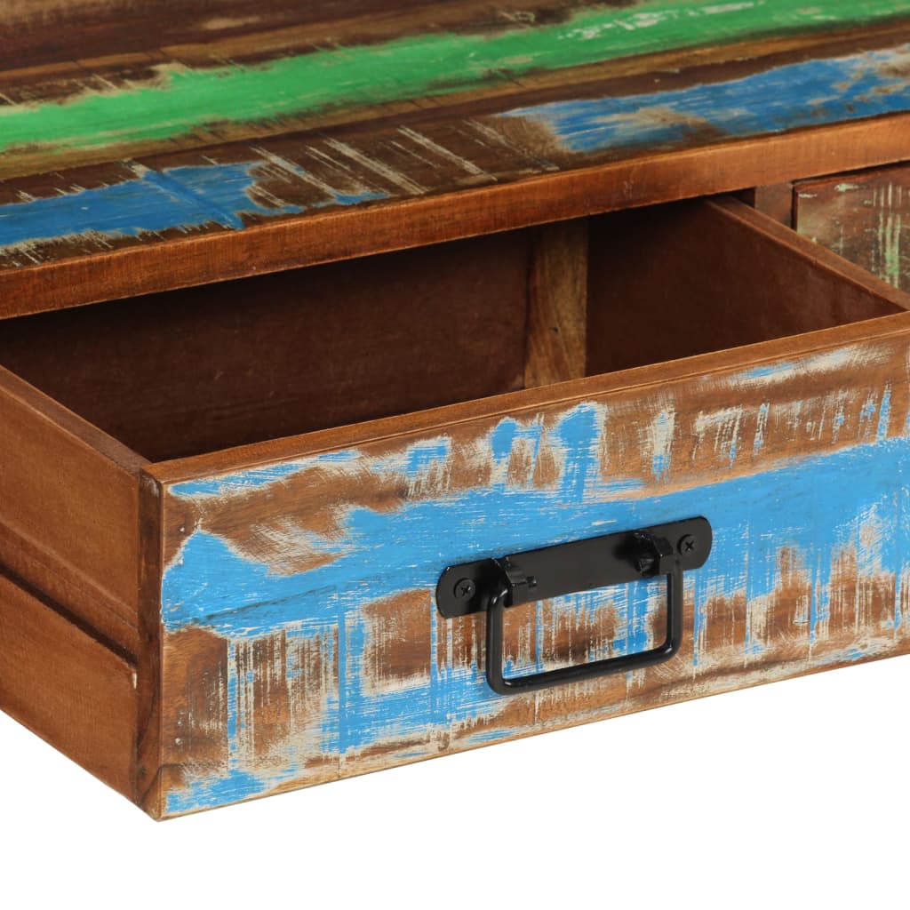 vidaXL Comodă TV, 120x30x45 cm, lemn masiv reciclat