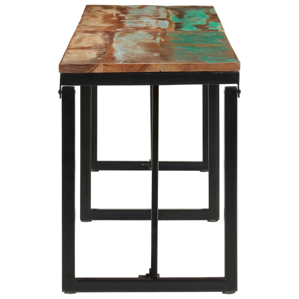 vidaXL Bancă, 160x35x46 cm, lemn masiv reciclat