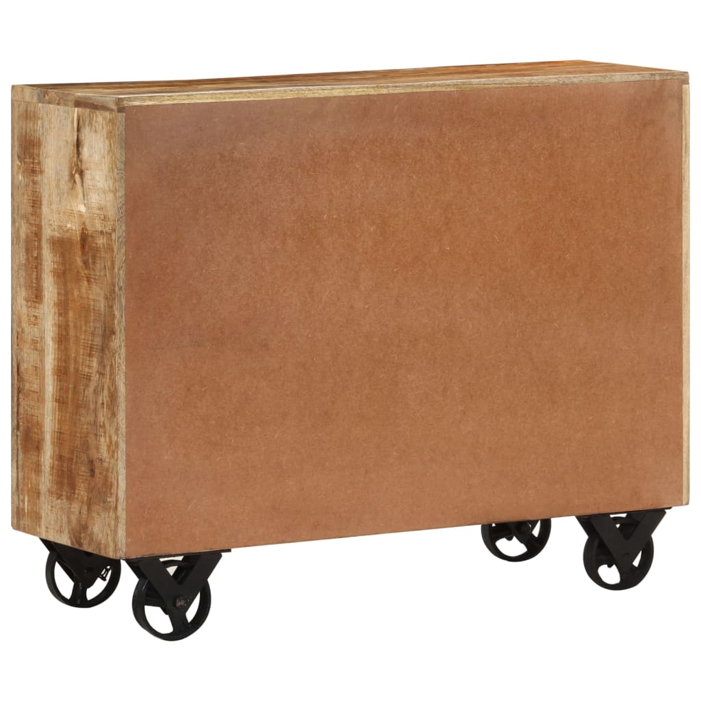 vidaXL Dulap, 80x30x65 cm, lemn masiv de mango brut vidaXL Dulap, 80x30x65 cm, lemn masiv de mango brut