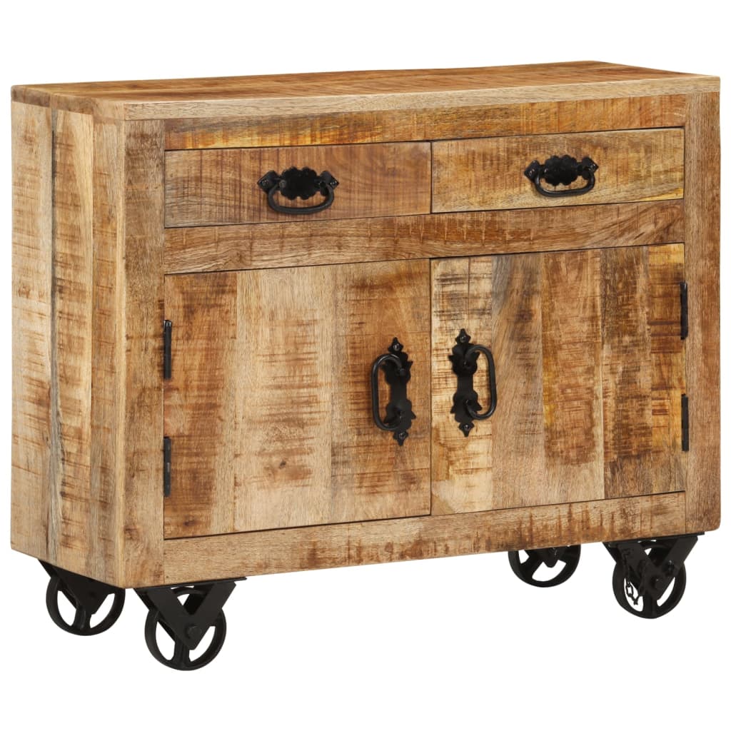vidaXL Dulap, 80x30x65 cm, lemn masiv de mango brut vidaXL Dulap, 80x30x65 cm, lemn masiv de mango brut