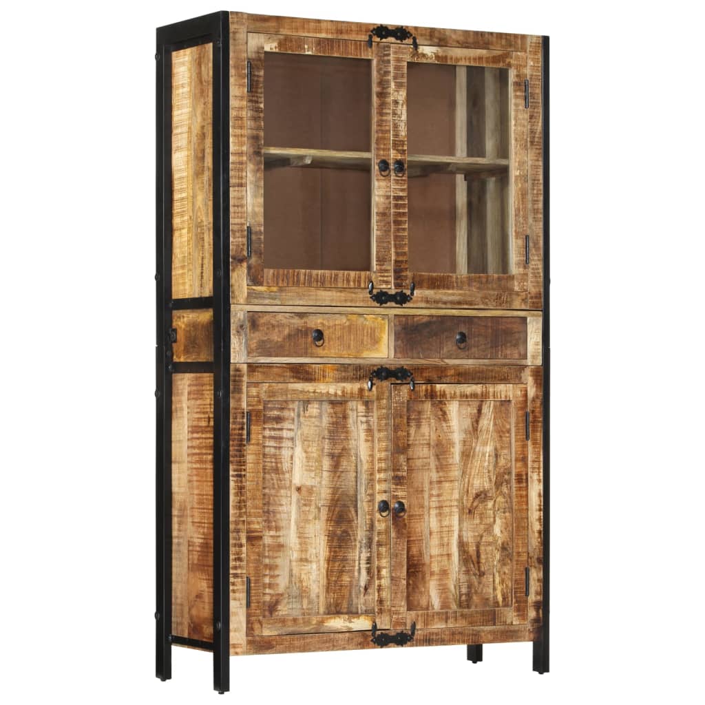 vidaXL Comodă înaltă, 100x40x175 cm, lemn masiv de mango brut vidaXL Comodă înaltă, 100x40x175 cm, lemn masiv de mango brut