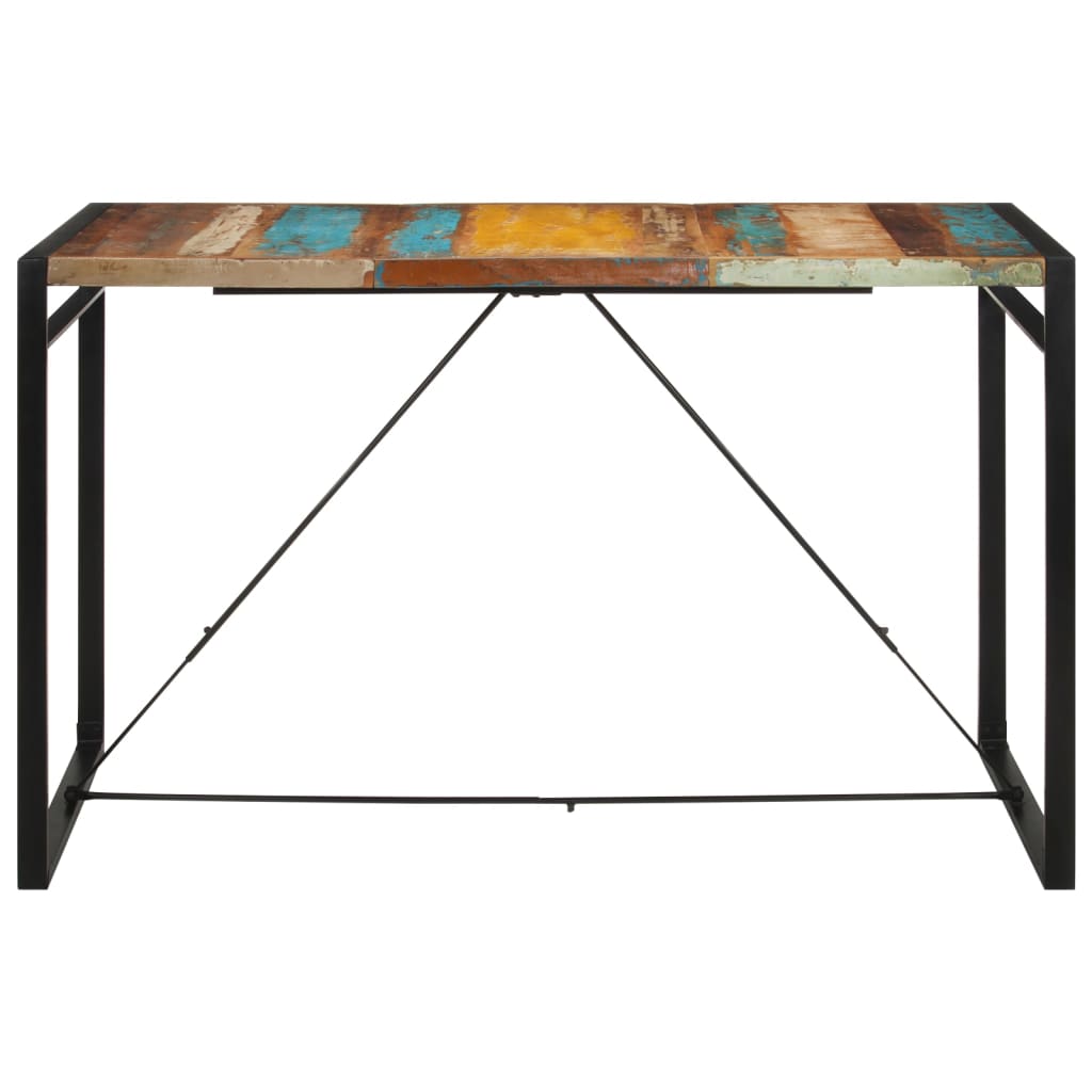 vidaXL Masă de bar, 175x90x110 cm, lemn masiv reciclat