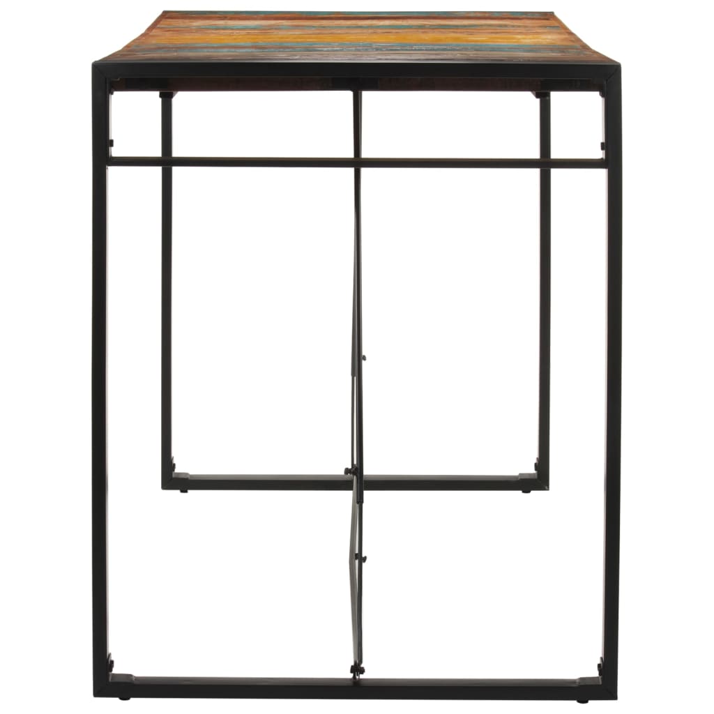 vidaXL Masă de bar, 175x90x110 cm, lemn masiv reciclat