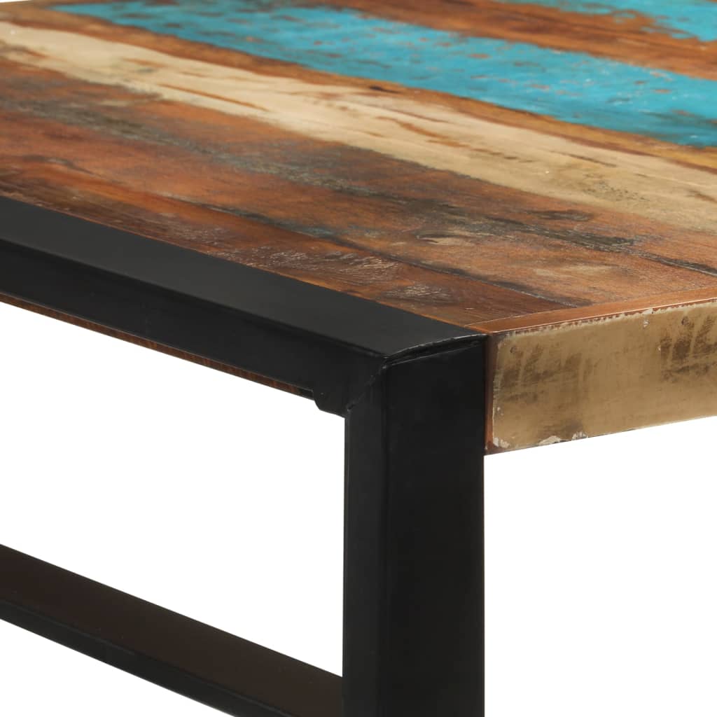 vidaXL Masă de bar, 175x90x110 cm, lemn masiv reciclat